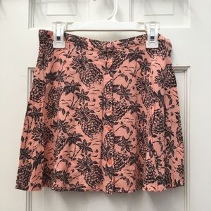PINEAPPLE PRINT SKIRT